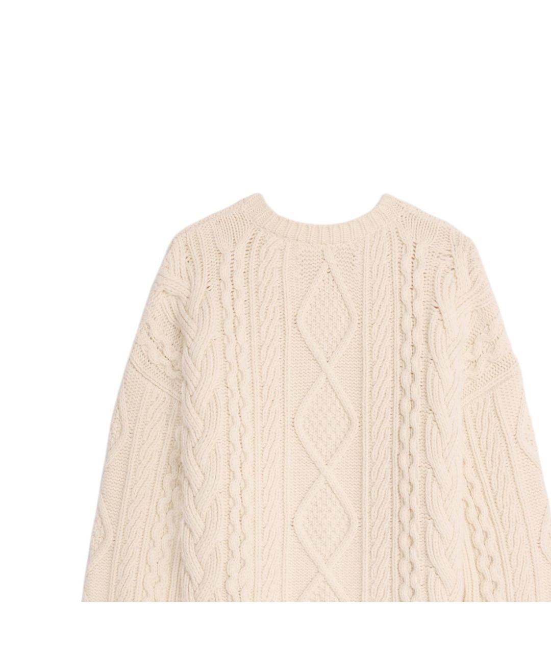 CELINE Бежевый джемпер / свитер, фото 5