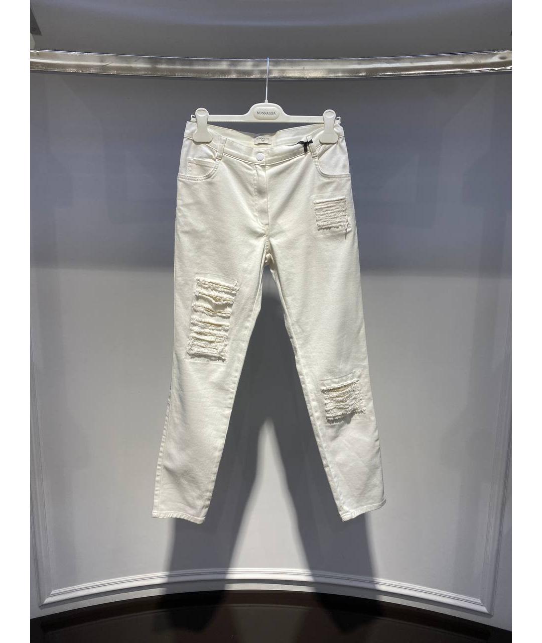 MONNALISA Белые деним брюки и шорты, фото 4