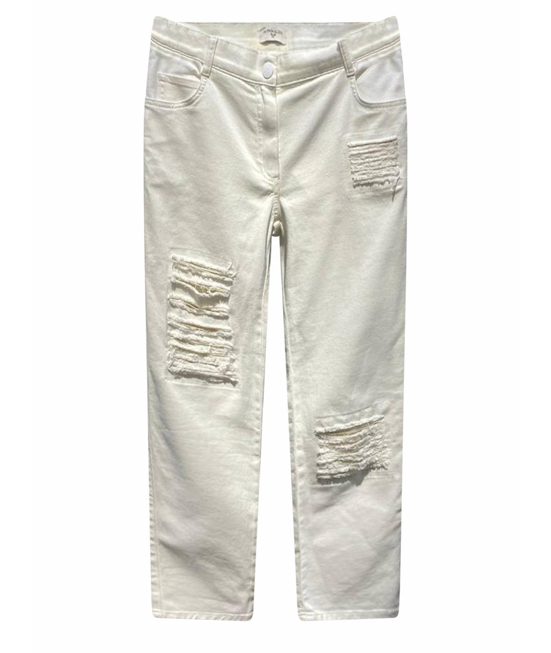 MONNALISA Белые деним брюки и шорты, фото 1