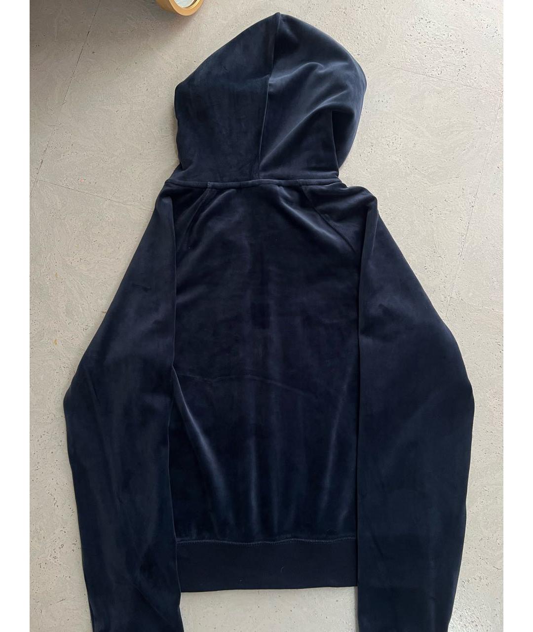 JUICY COUTURE Темно-синий велюровый спортивные костюмы, фото 6