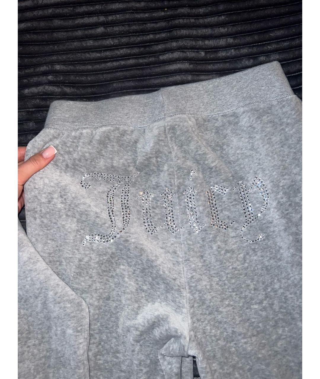 JUICY COUTURE Серый хлопковый спортивные костюмы, фото 8