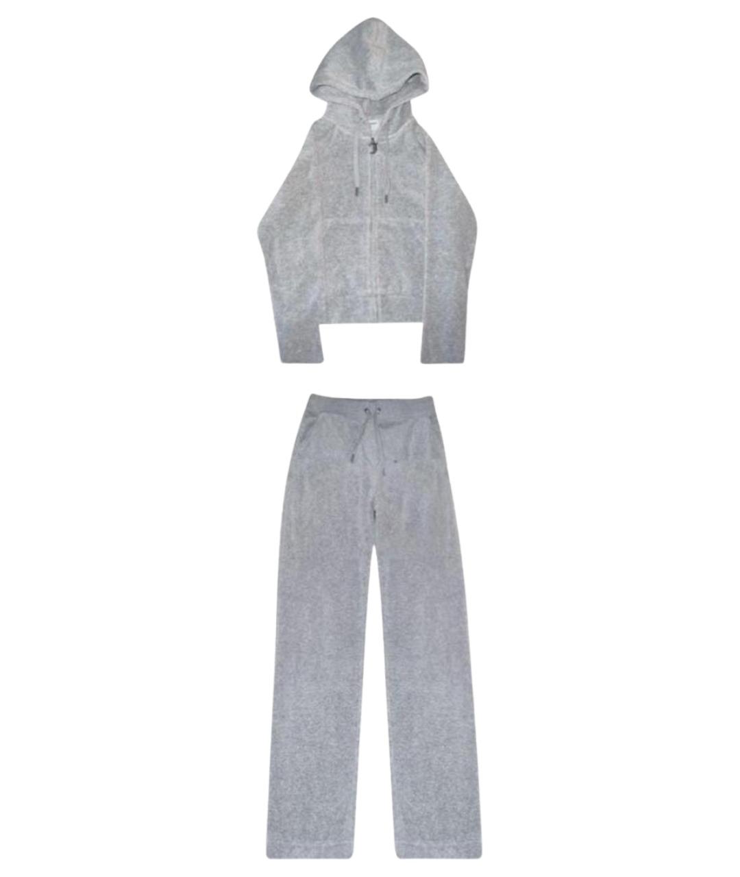 JUICY COUTURE Серый хлопковый спортивные костюмы, фото 1