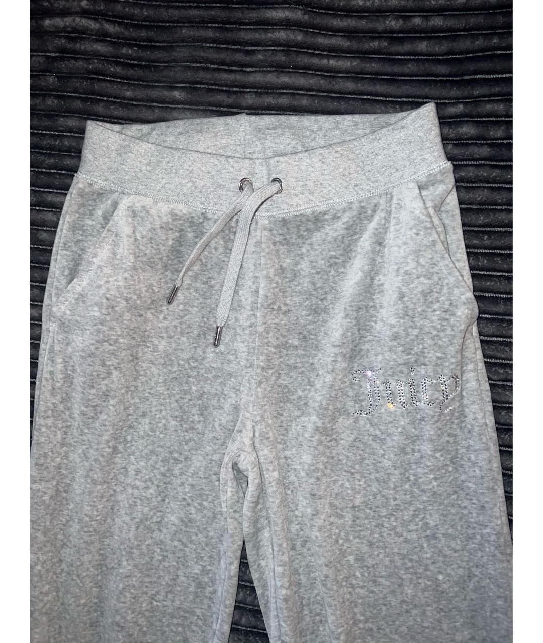 JUICY COUTURE Серый хлопковый спортивные костюмы, фото 5