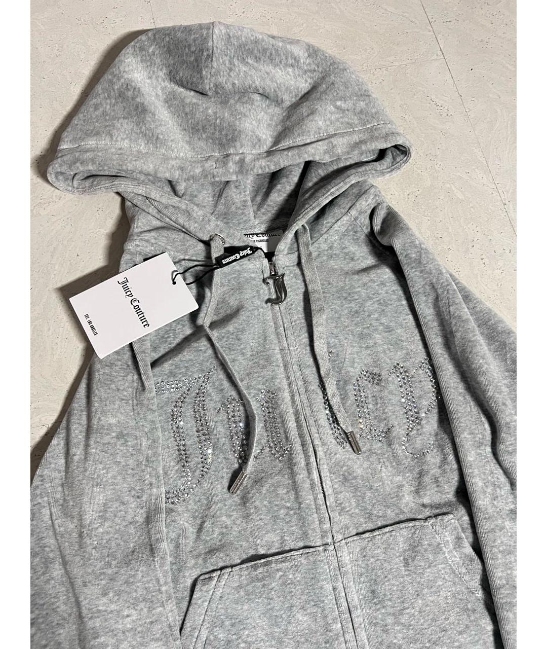 JUICY COUTURE Серый хлопковый спортивные костюмы, фото 3