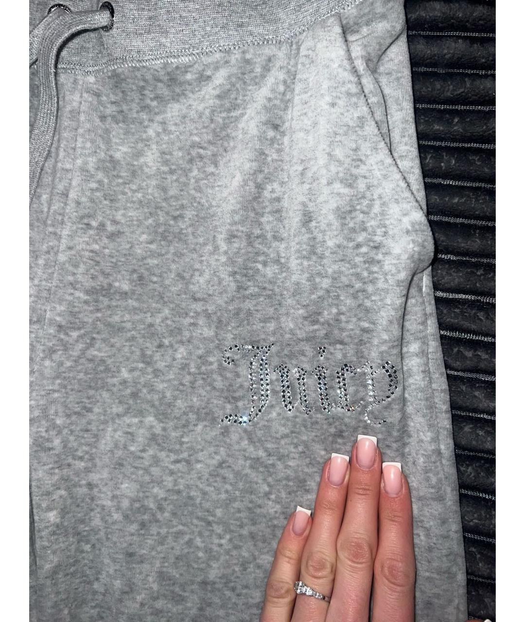 JUICY COUTURE Серый хлопковый спортивные костюмы, фото 6