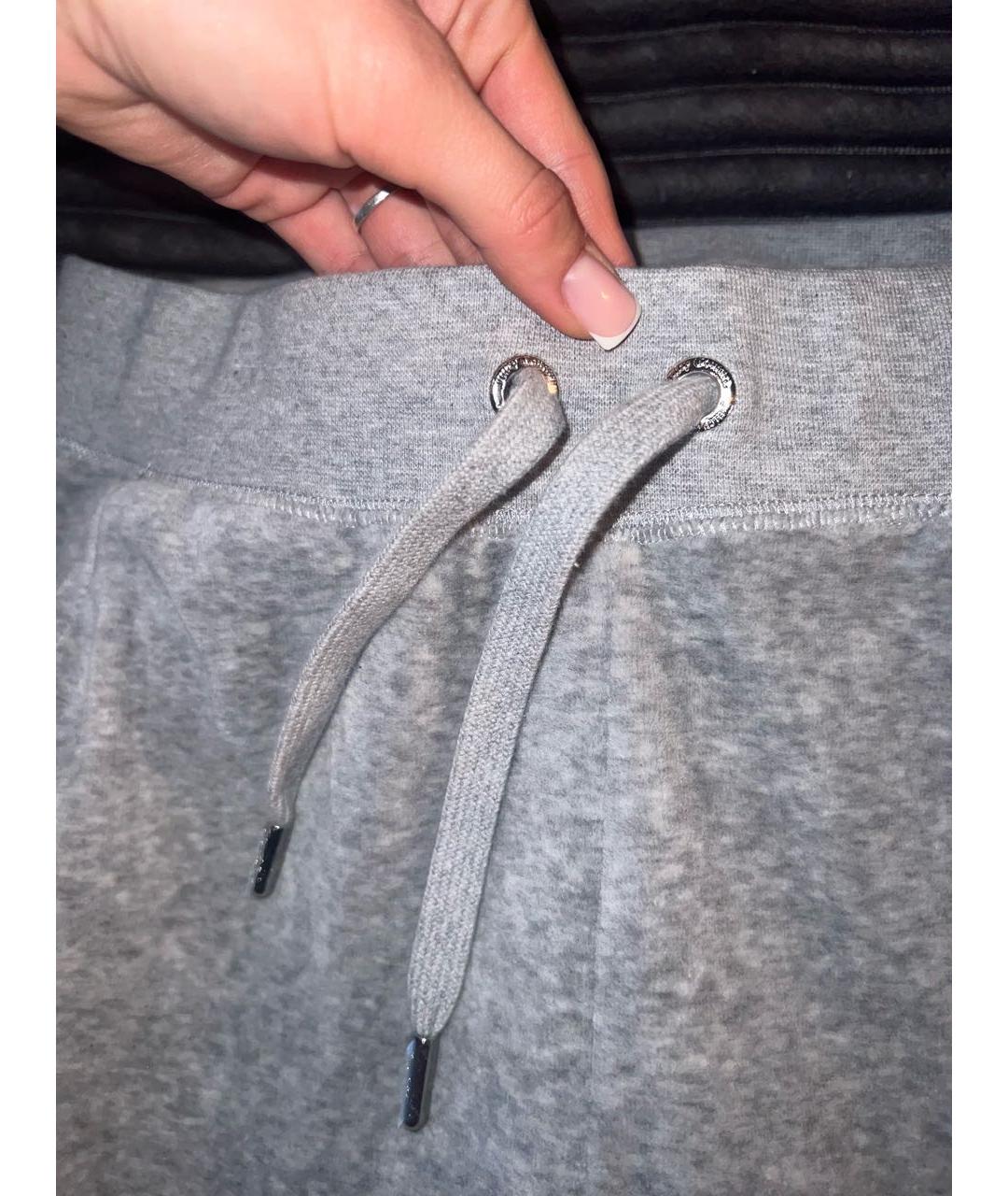 JUICY COUTURE Серый хлопковый спортивные костюмы, фото 7