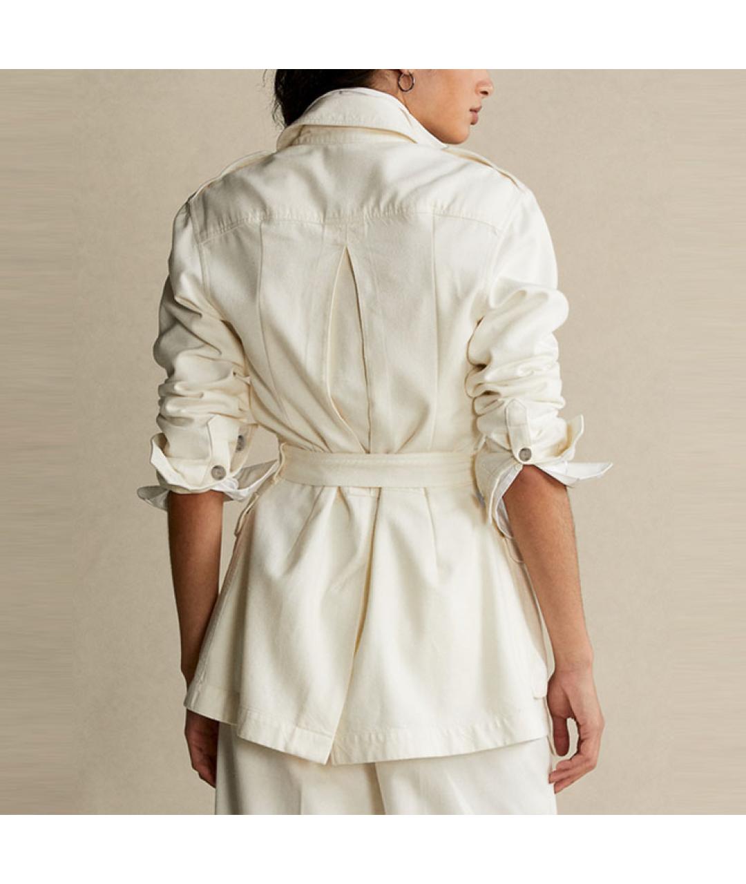 POLO RALPH LAUREN Белый тренч/плащ, фото 5