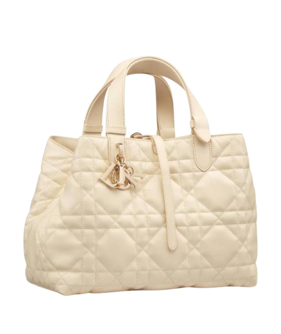 CHRISTIAN DIOR Бежевая сумка через плечо, фото 1