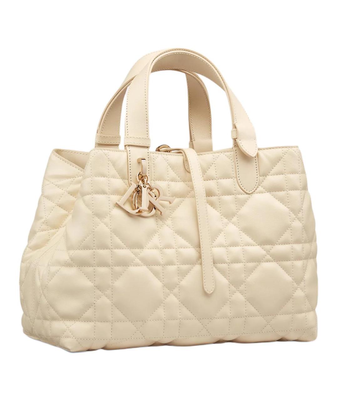 CHRISTIAN DIOR Бежевая сумка через плечо, фото 5