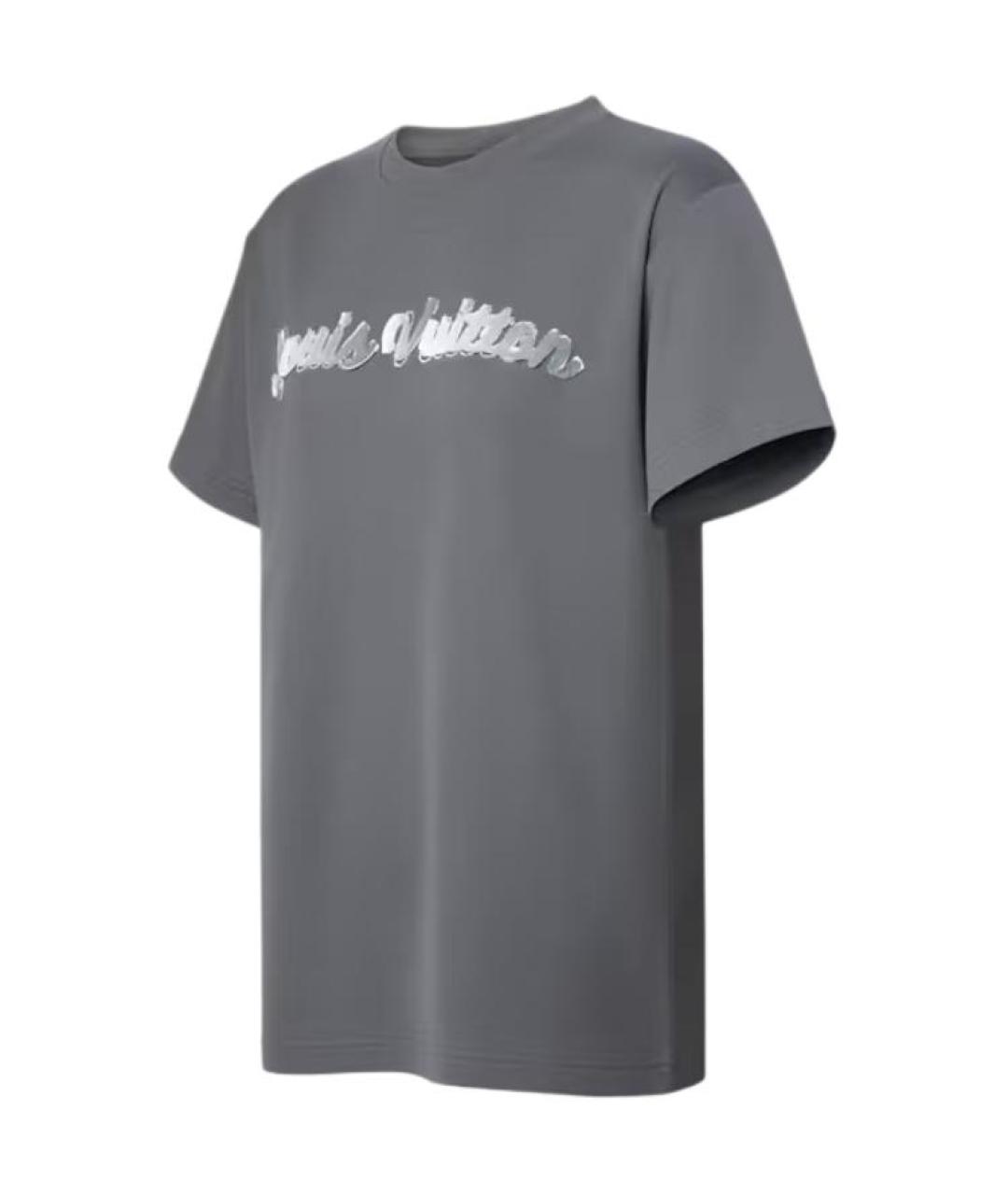 LOUIS VUITTON Серая футболка, фото 3