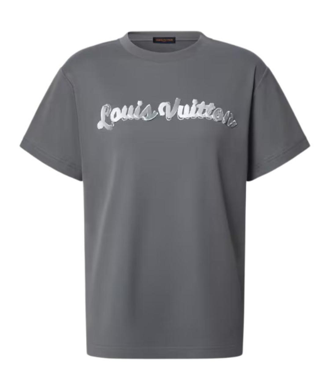 LOUIS VUITTON Серая футболка, фото 1