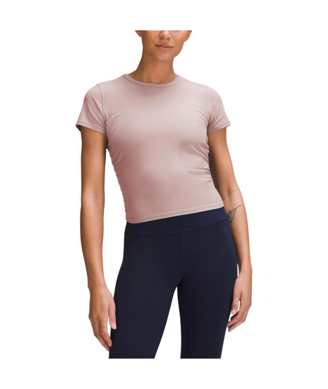 Lululemon Розовая футболка, фото 3