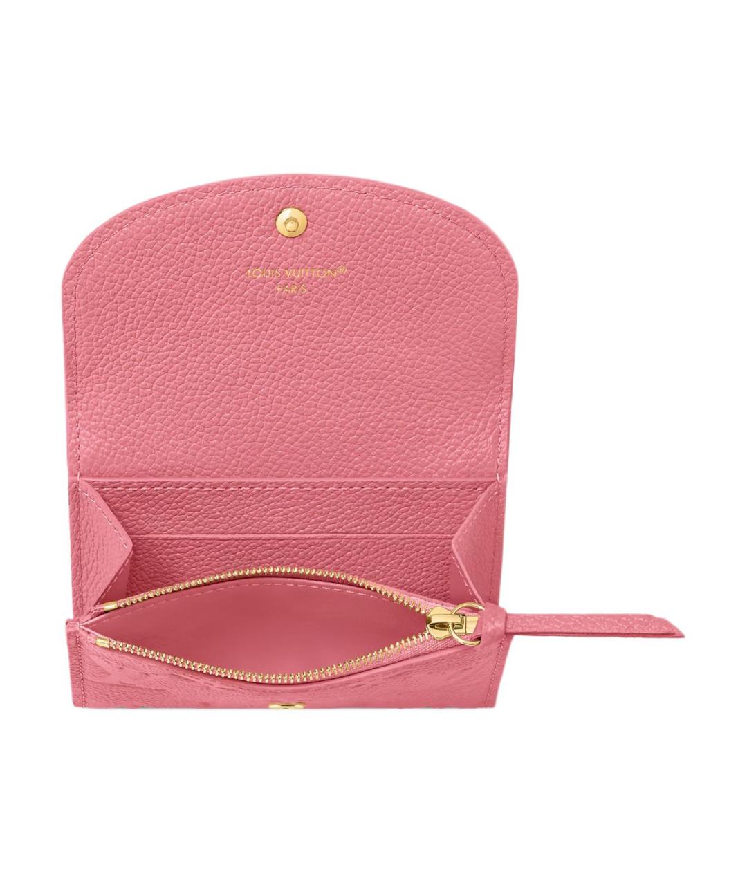 LOUIS VUITTON Розовый кошелек, фото 4