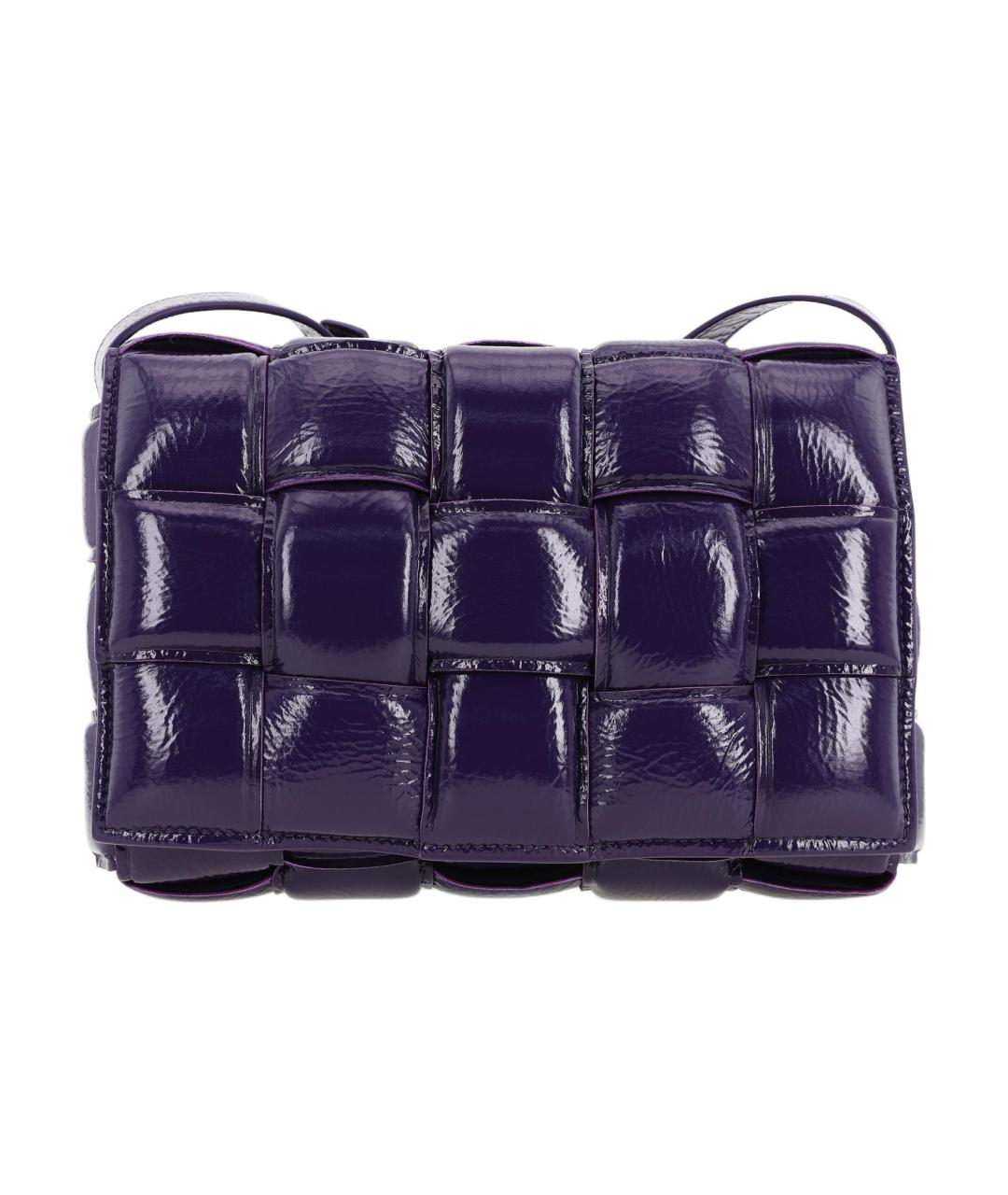BOTTEGA VENETA Фиолетовая кожаная сумка через плечо, фото 4