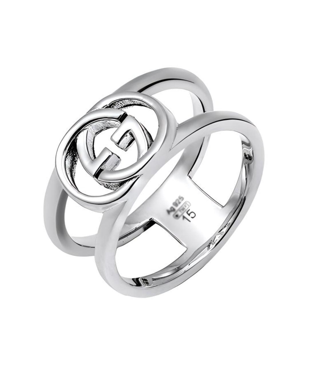 GUCCI Серебряное серебряное кольцо, фото 1