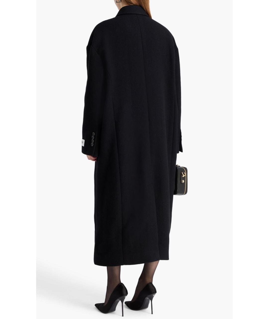 DOLCE&GABBANA Черное шерстяное пальто, фото 3