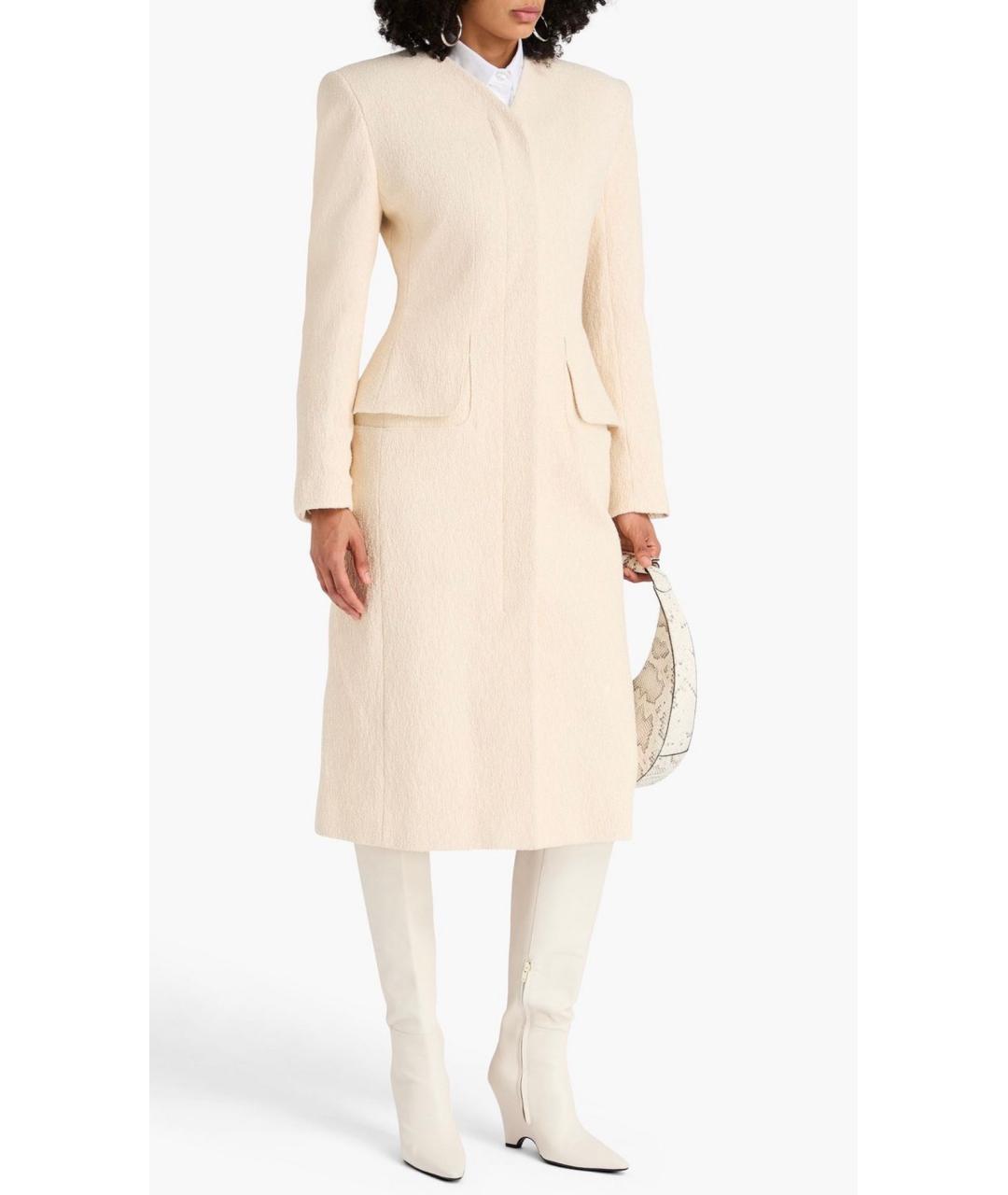 JACQUEMUS Бежевое хлопковое пальто, фото 2