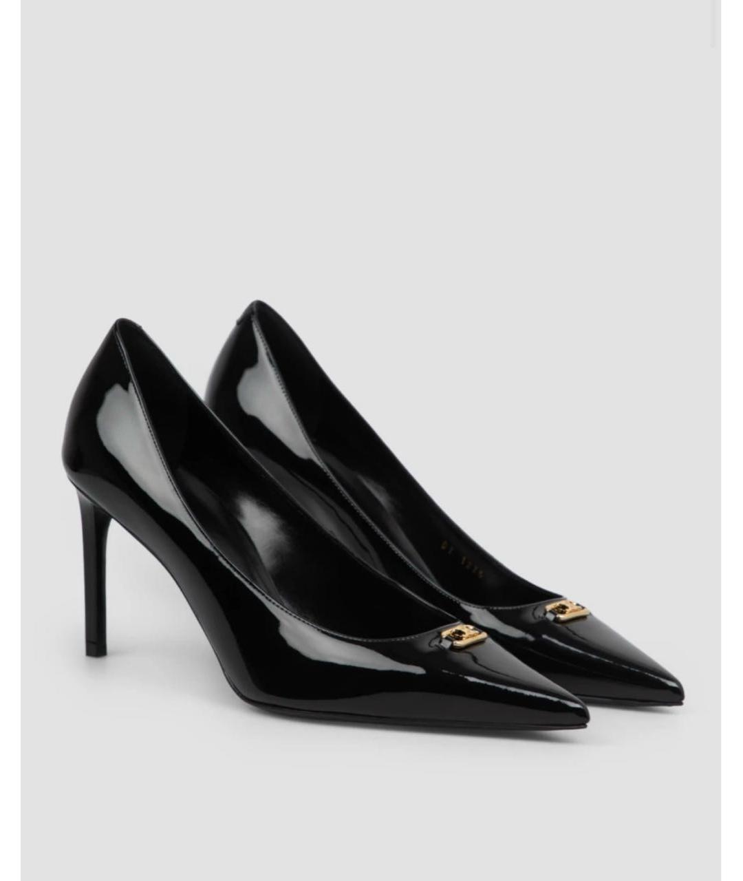 CELINE Черные туфли из лакированной кожи, фото 5