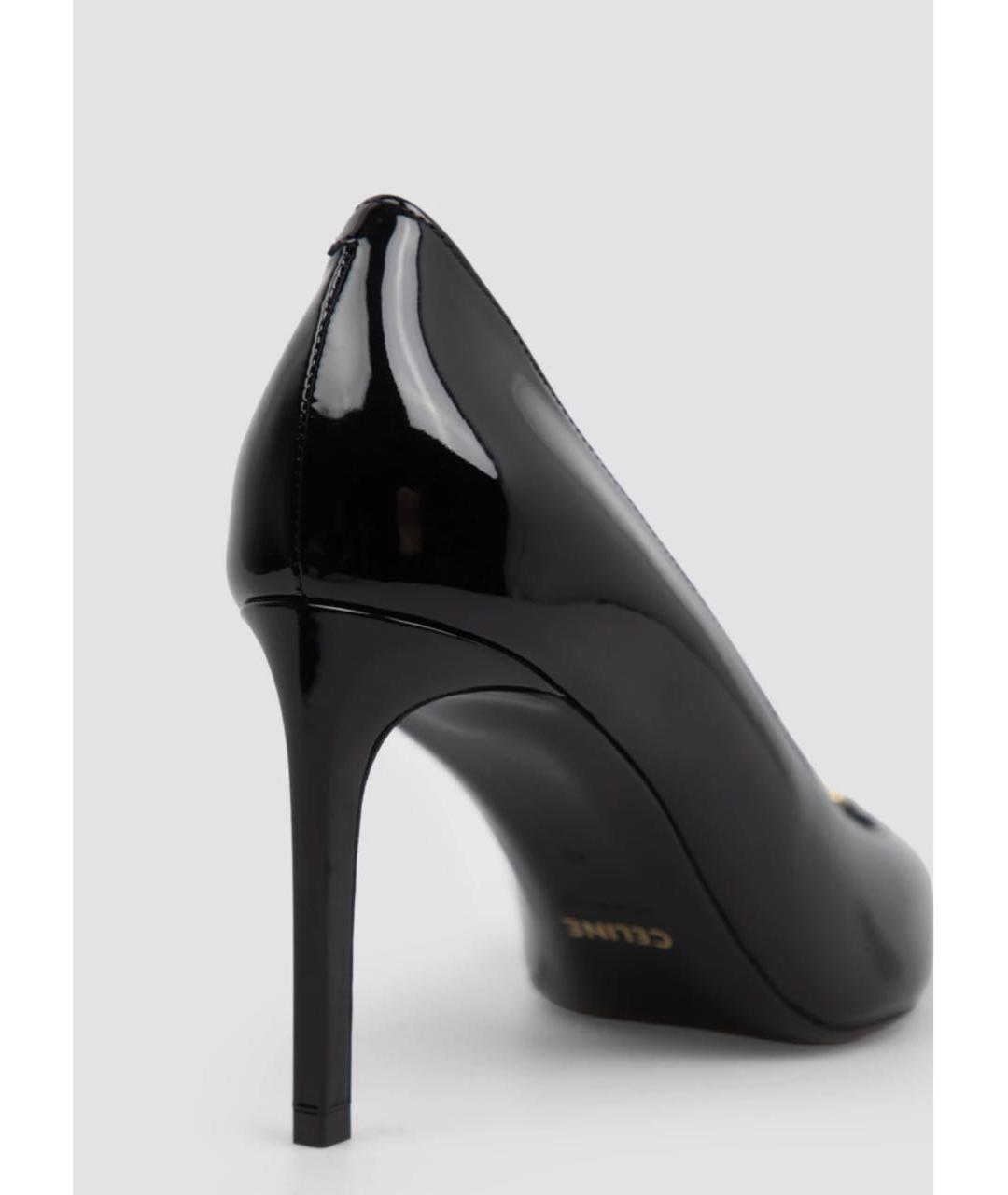 CELINE Черные туфли из лакированной кожи, фото 4