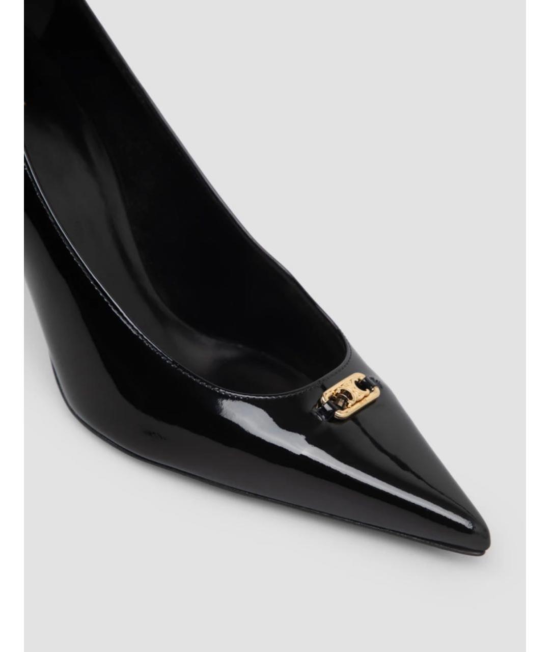 CELINE Черные туфли из лакированной кожи, фото 3