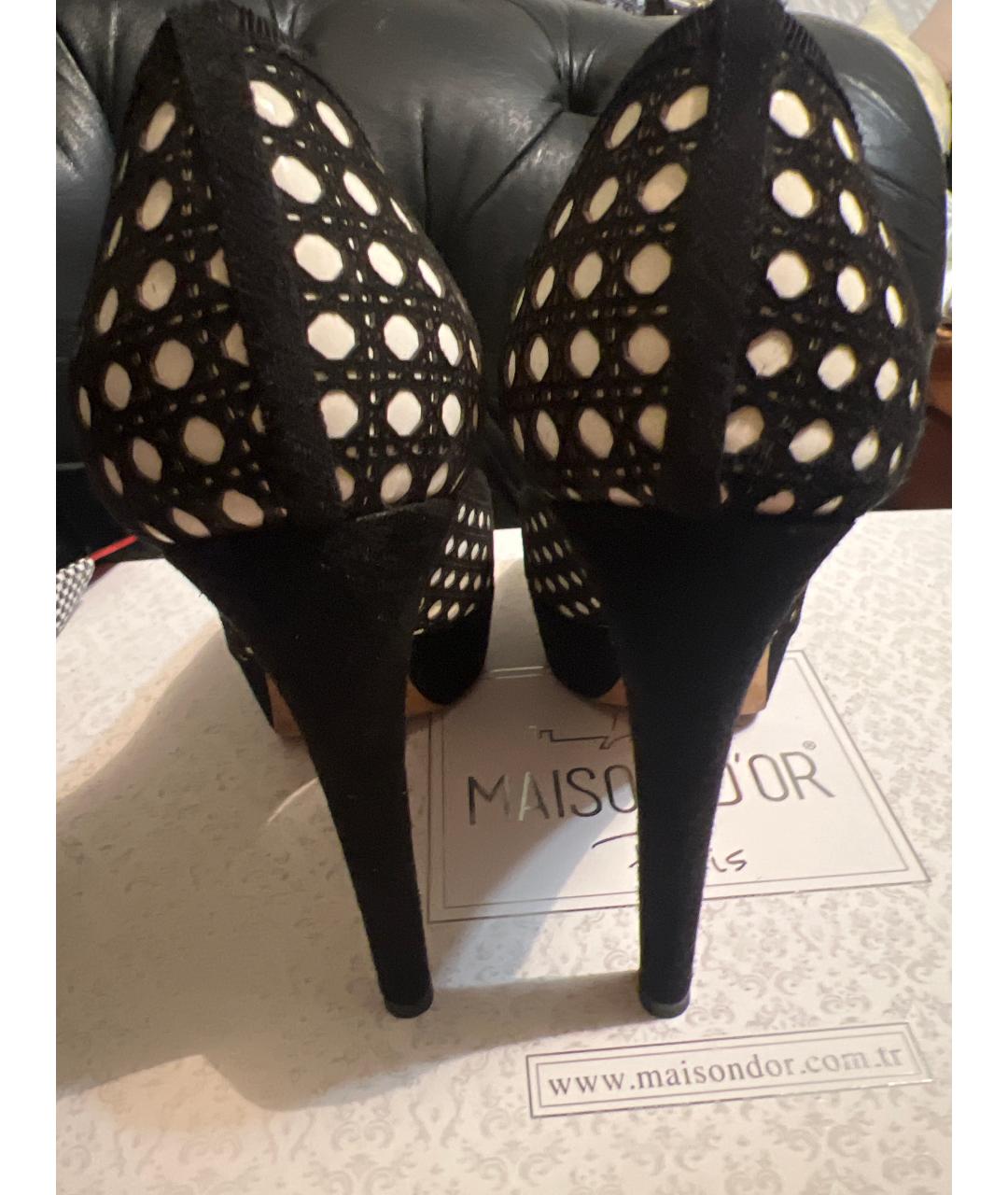 CHRISTIAN DIOR Черные текстильные туфли, фото 4