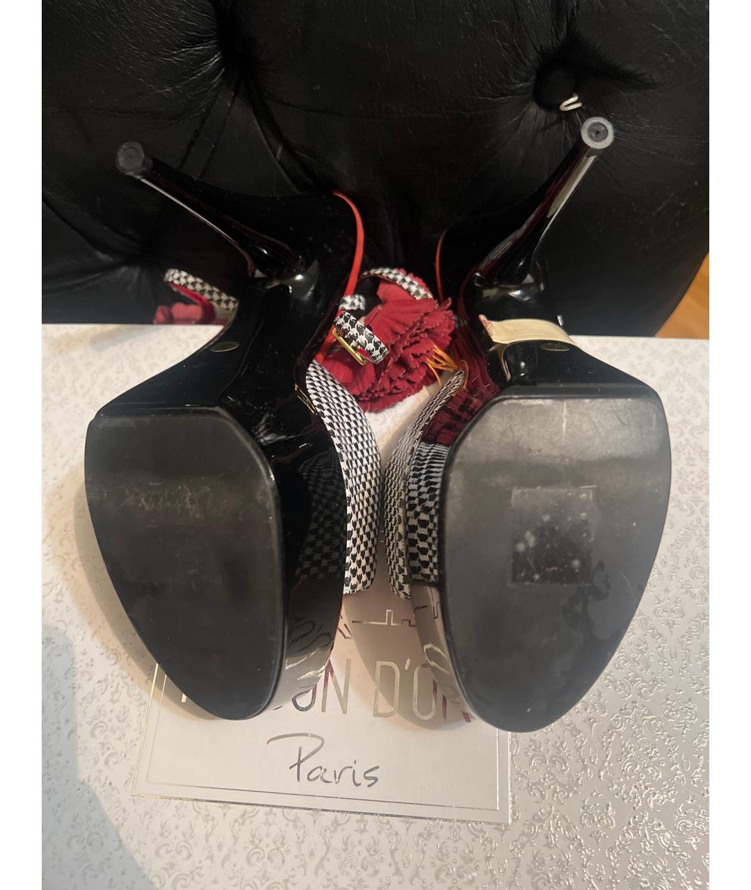 DOLCE&GABBANA Мульти кожаные туфли, фото 5