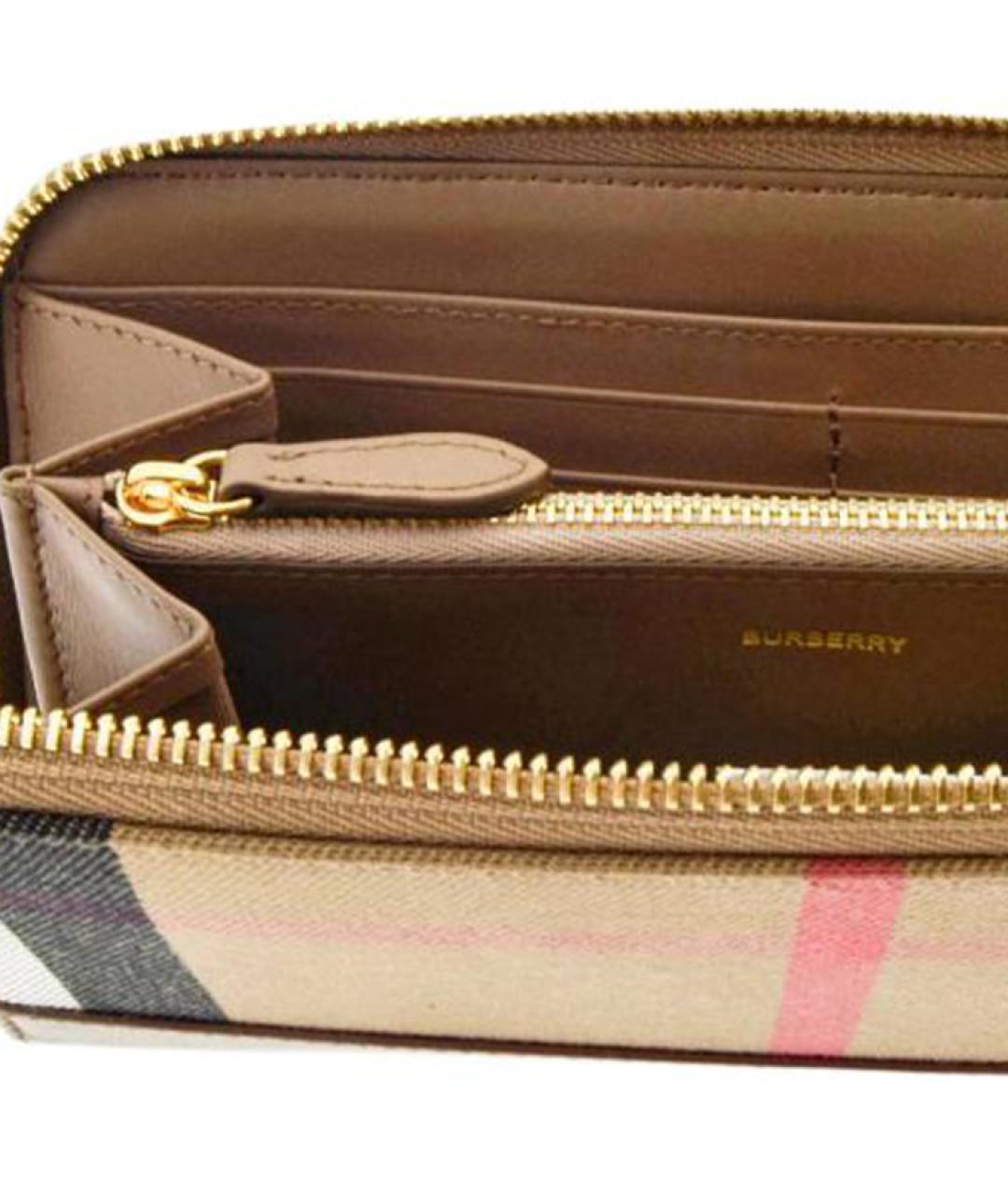 BURBERRY Бежевый кошелек, фото 3