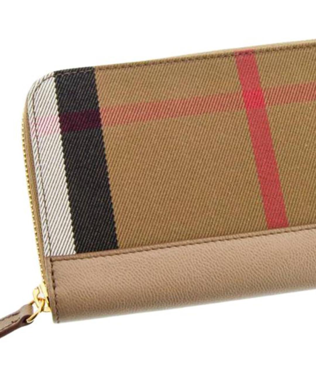 BURBERRY Бежевый кошелек, фото 4