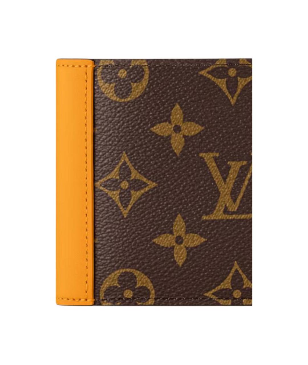 LOUIS VUITTON Коричневый кошелек, фото 5