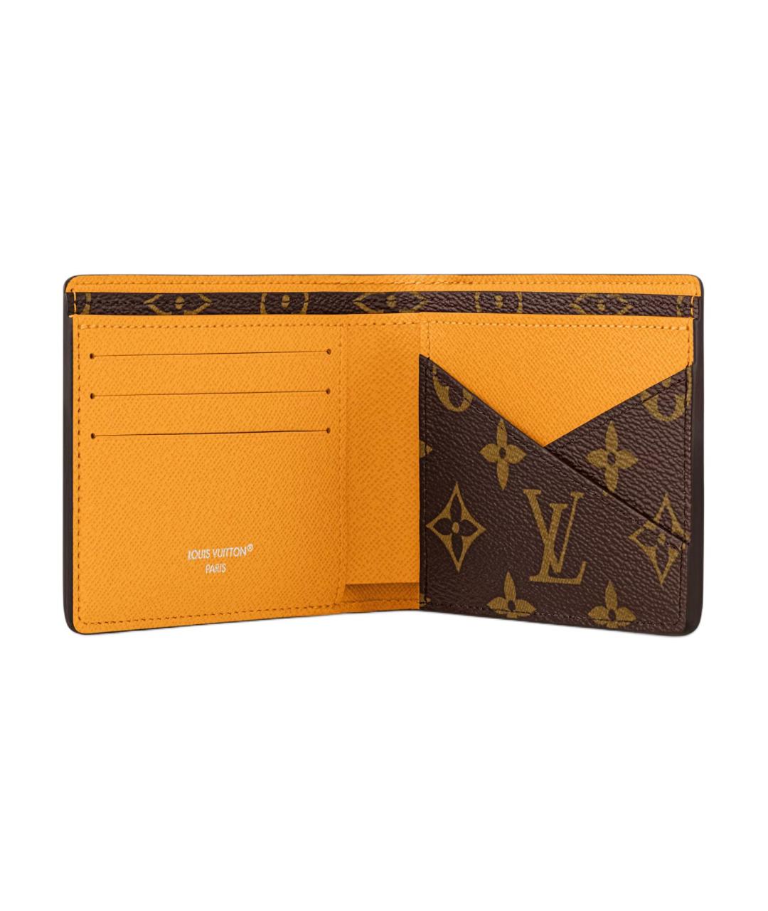 LOUIS VUITTON Коричневый кошелек, фото 4