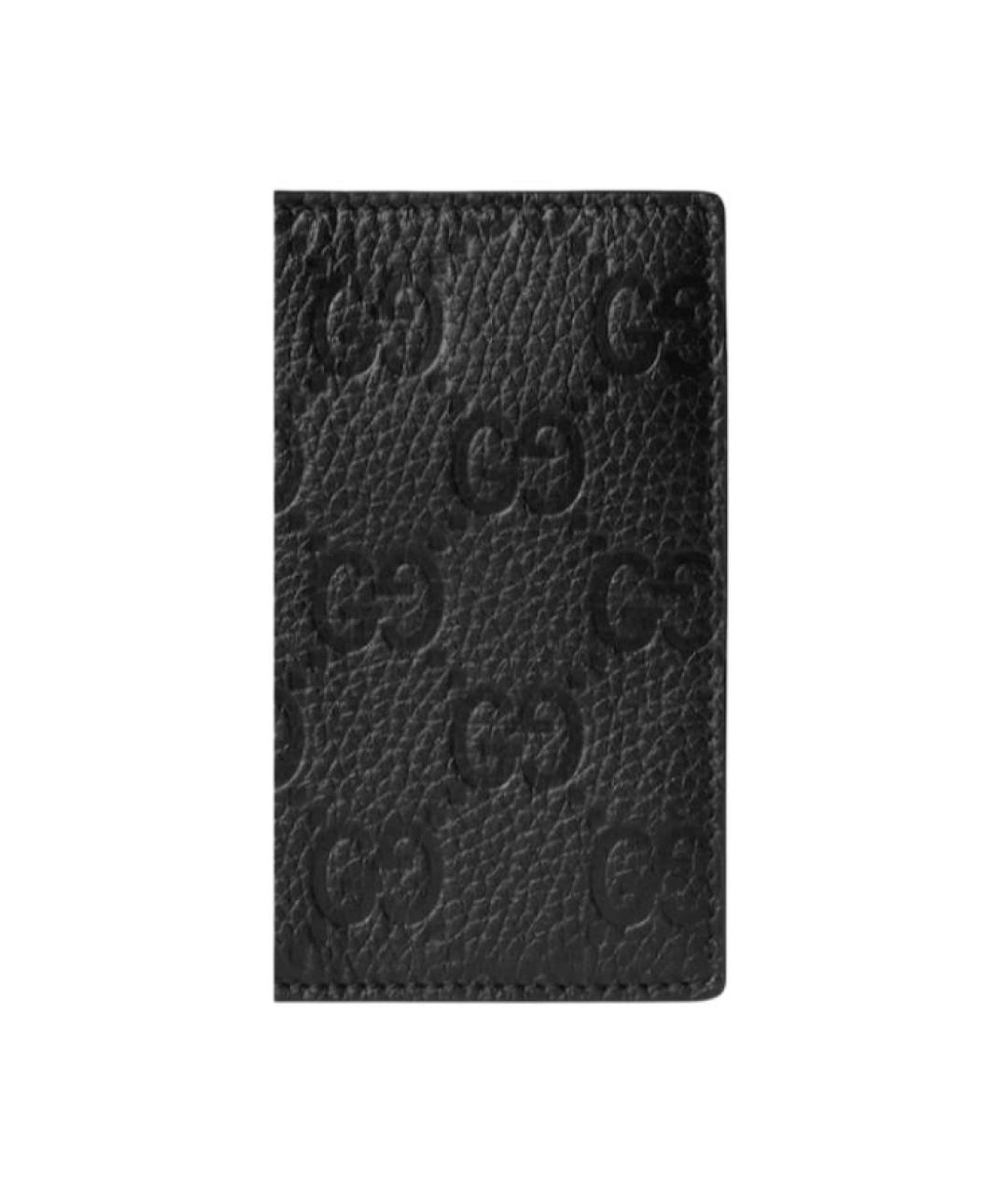 GUCCI Черный кожаный кардхолдер, фото 5