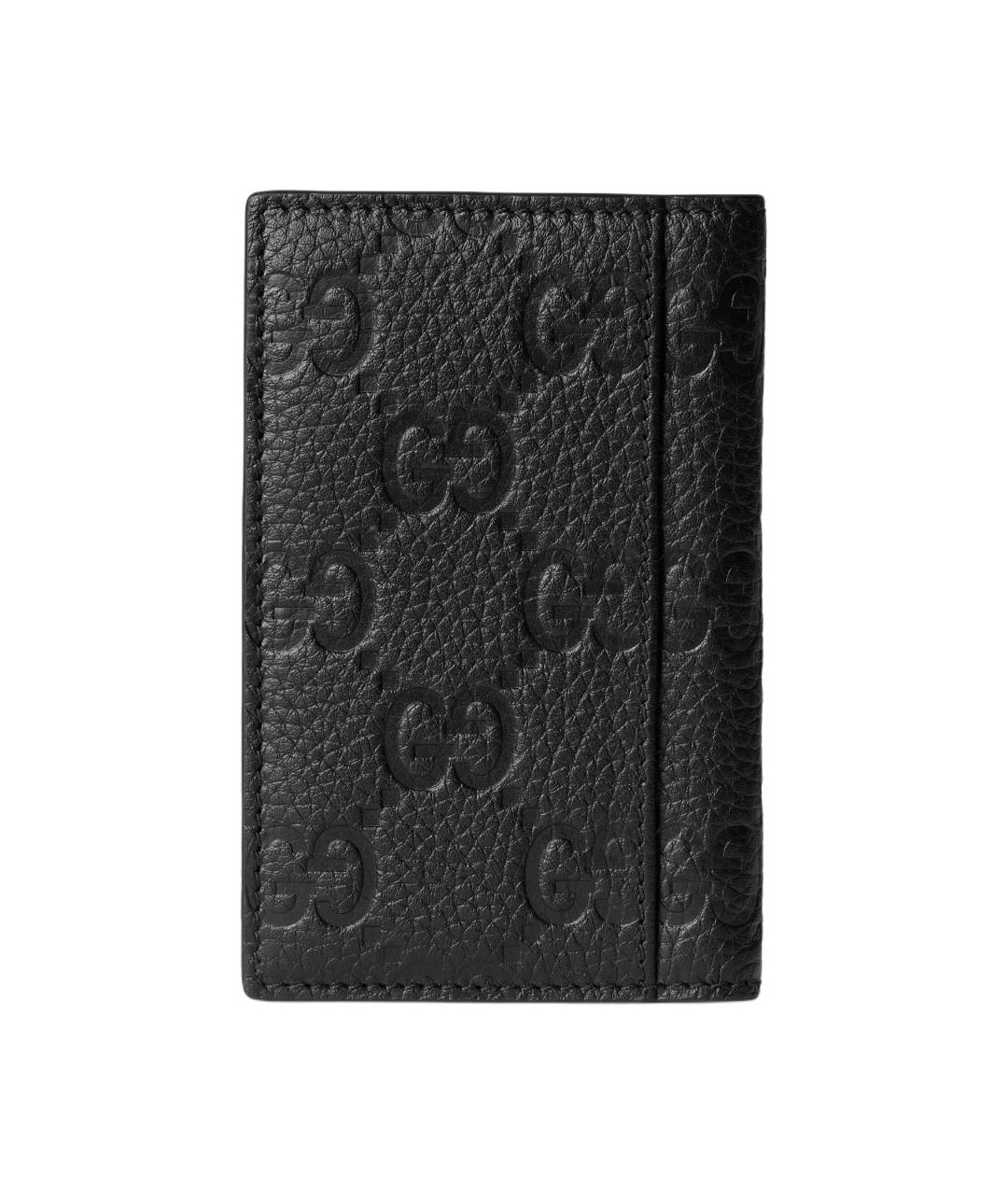 GUCCI Черный кожаный кардхолдер, фото 3