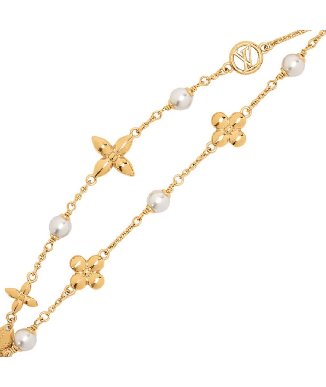 LOUIS VUITTON Золотой металлический браслет, фото 2