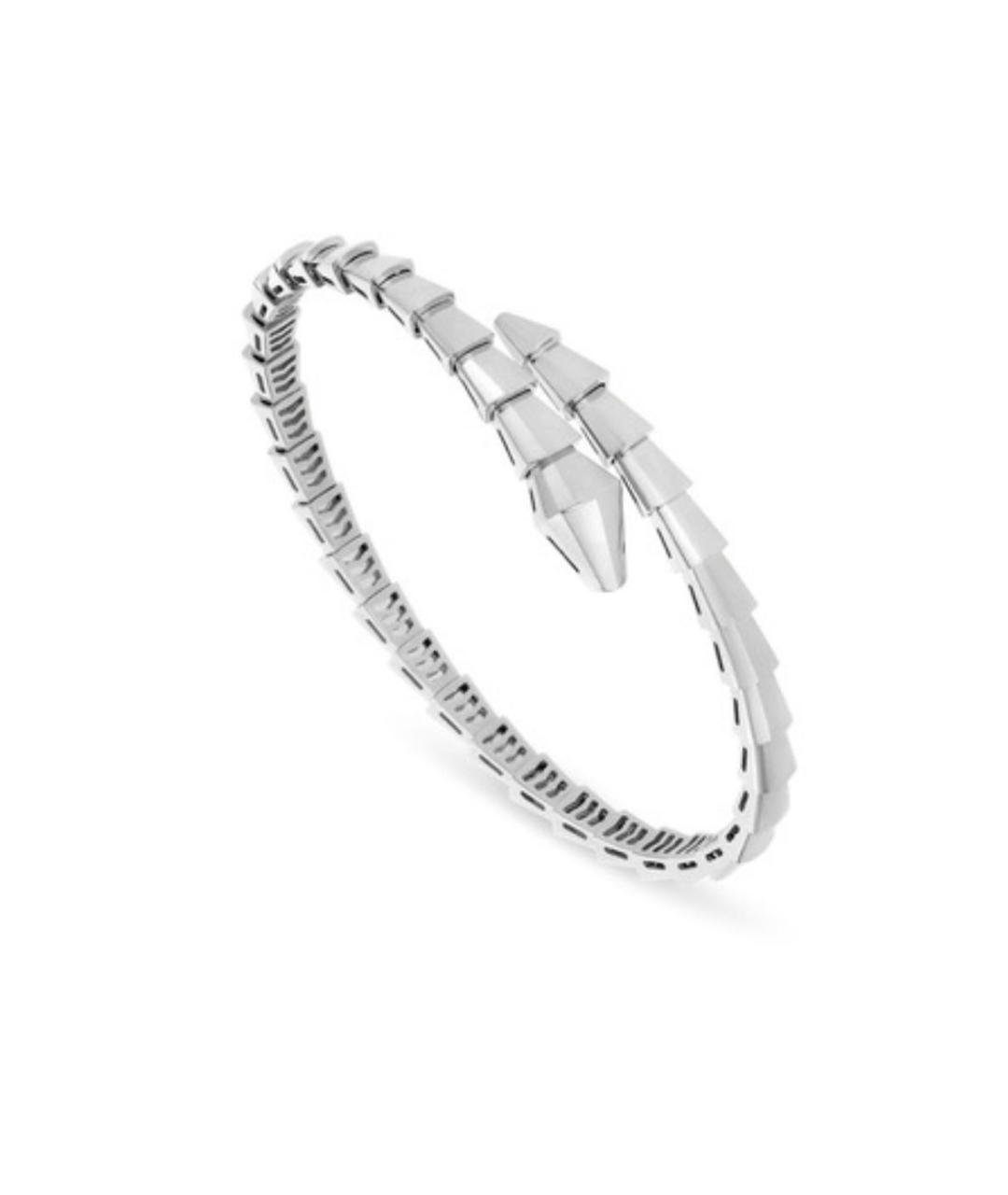 BVLGARI Серебрянный браслет из белого золота, фото 2