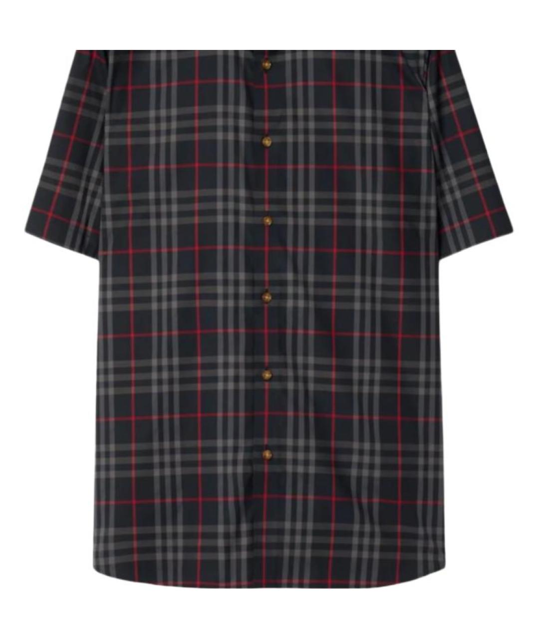 BURBERRY Мульти хлопковая кэжуал рубашка, фото 4