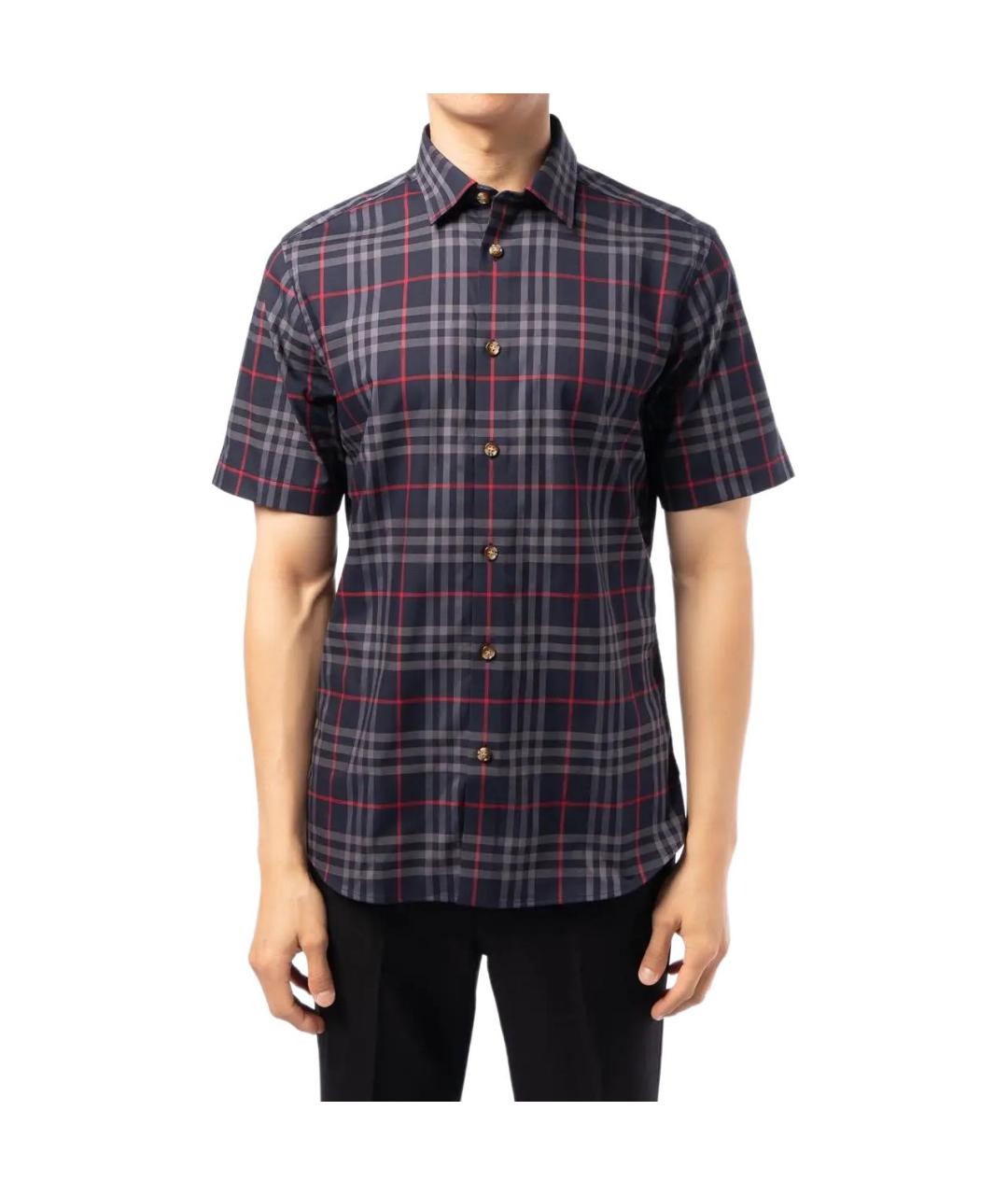 BURBERRY Мульти хлопковая кэжуал рубашка, фото 2