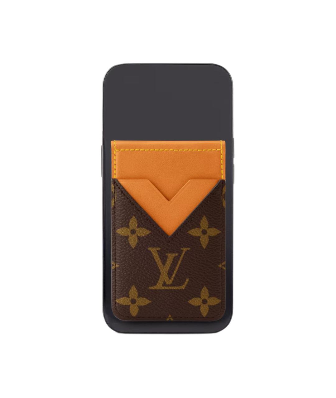 LOUIS VUITTON Оранжевый кардхолдер, фото 3