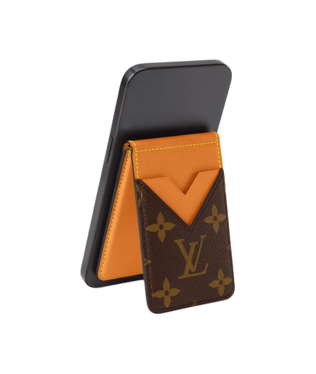 LOUIS VUITTON Оранжевый кардхолдер, фото 4