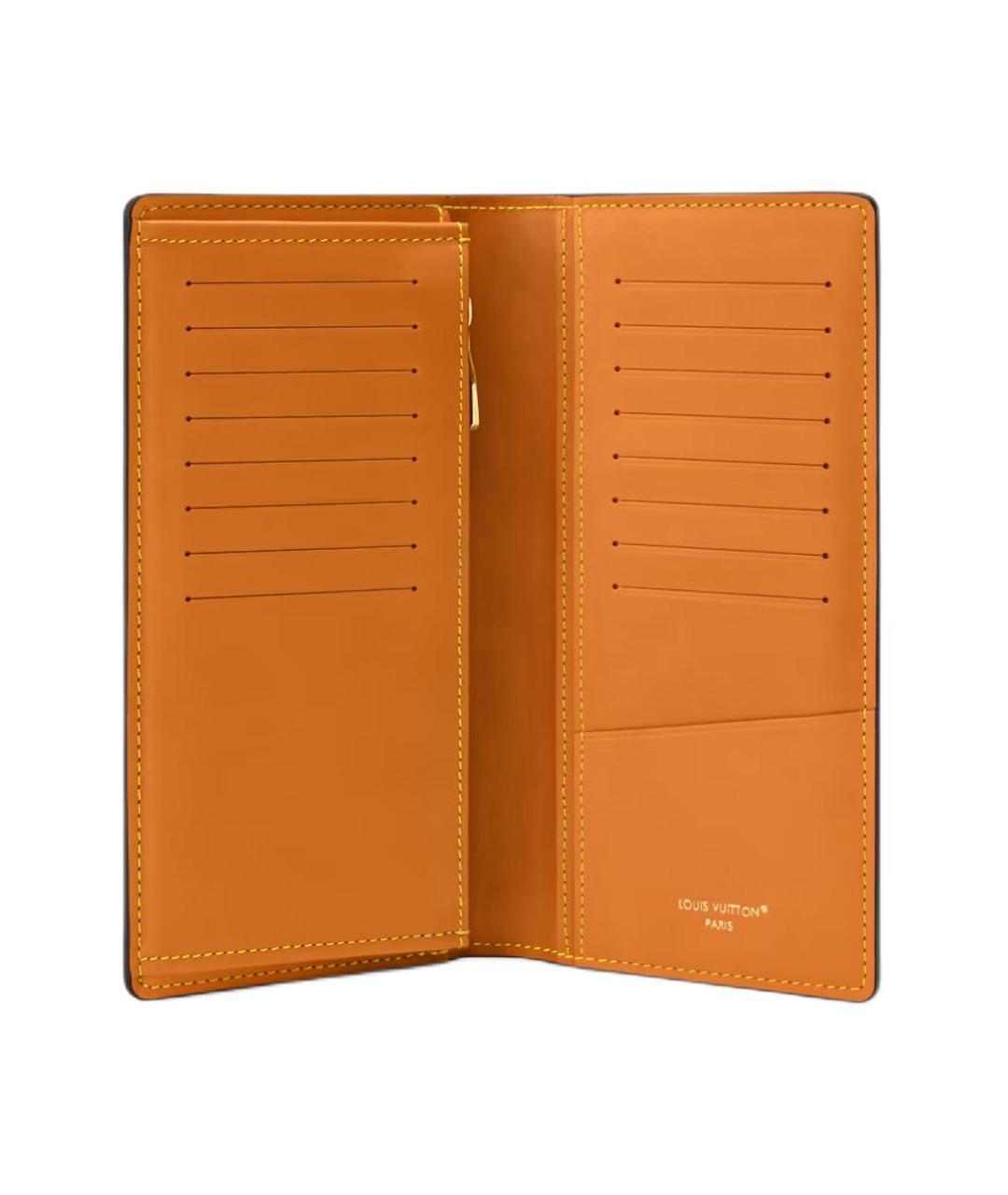 LOUIS VUITTON Коричневый кошелек, фото 4