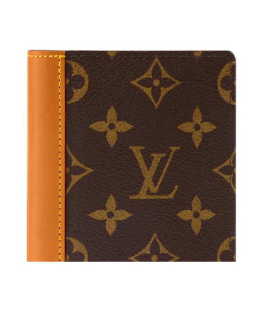 LOUIS VUITTON Коричневый кошелек, фото 5