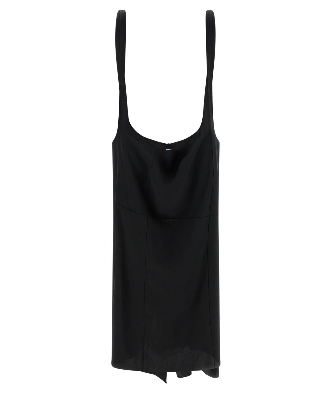 PRADA Черная вискозная юбка миди, фото 1