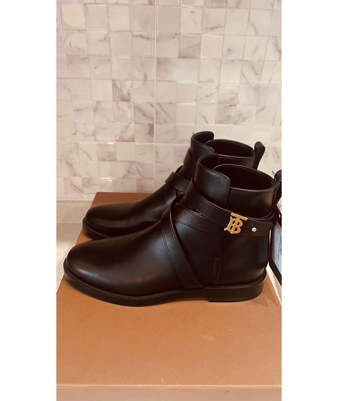 BURBERRY Кожаные ботинки, фото 3