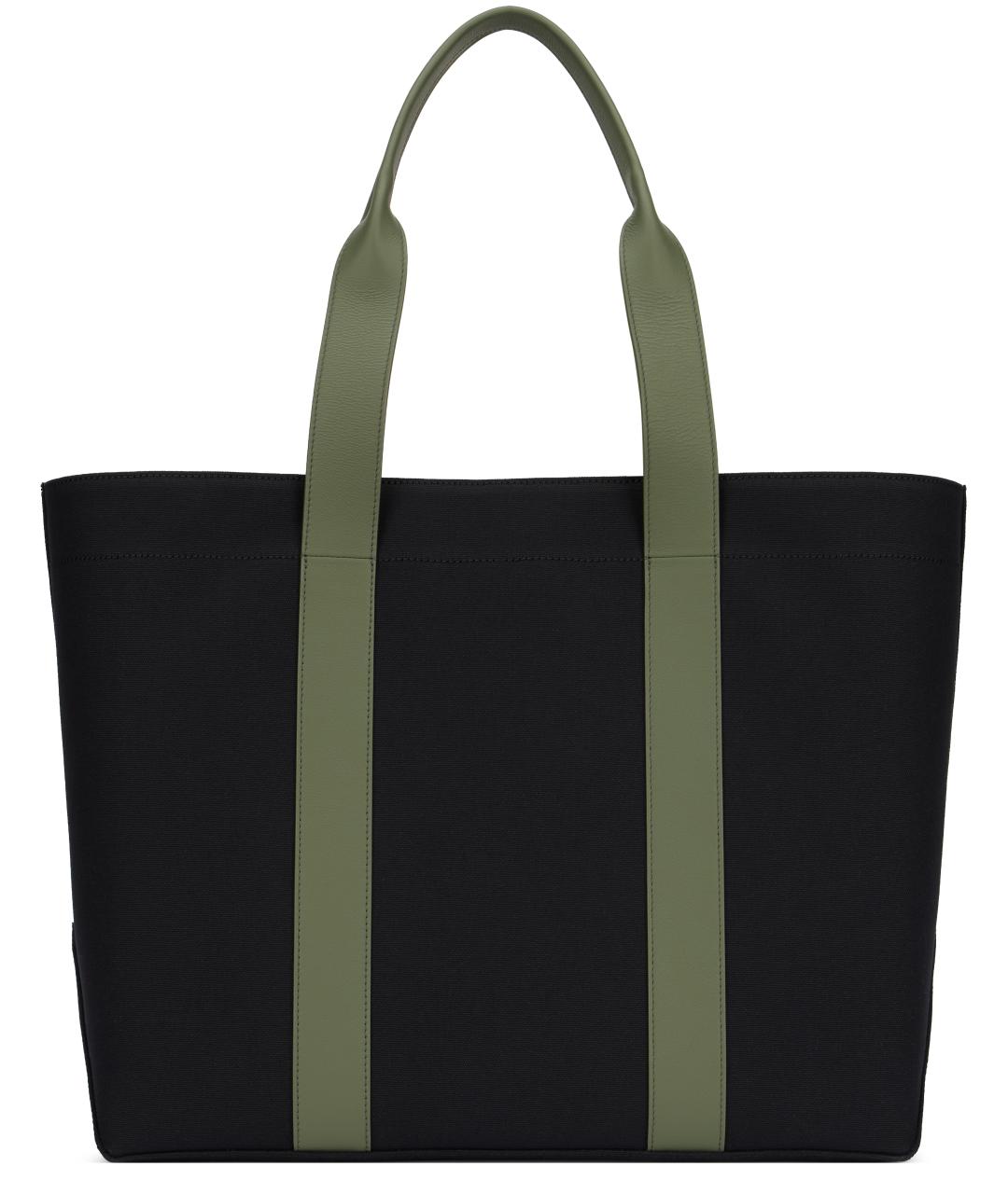 GIVENCHY Черная хлопковая сумка тоут, фото 4