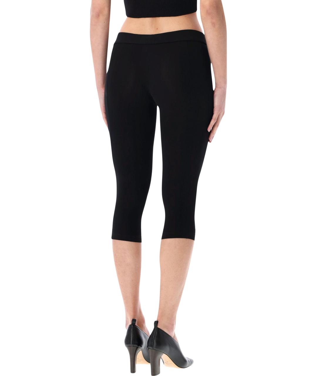 MAGDA BUTRYM Черные вискозные бриджи, фото 2