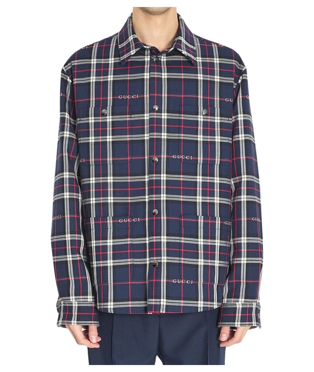 GUCCI Мульти хлопковая кэжуал рубашка, фото 1