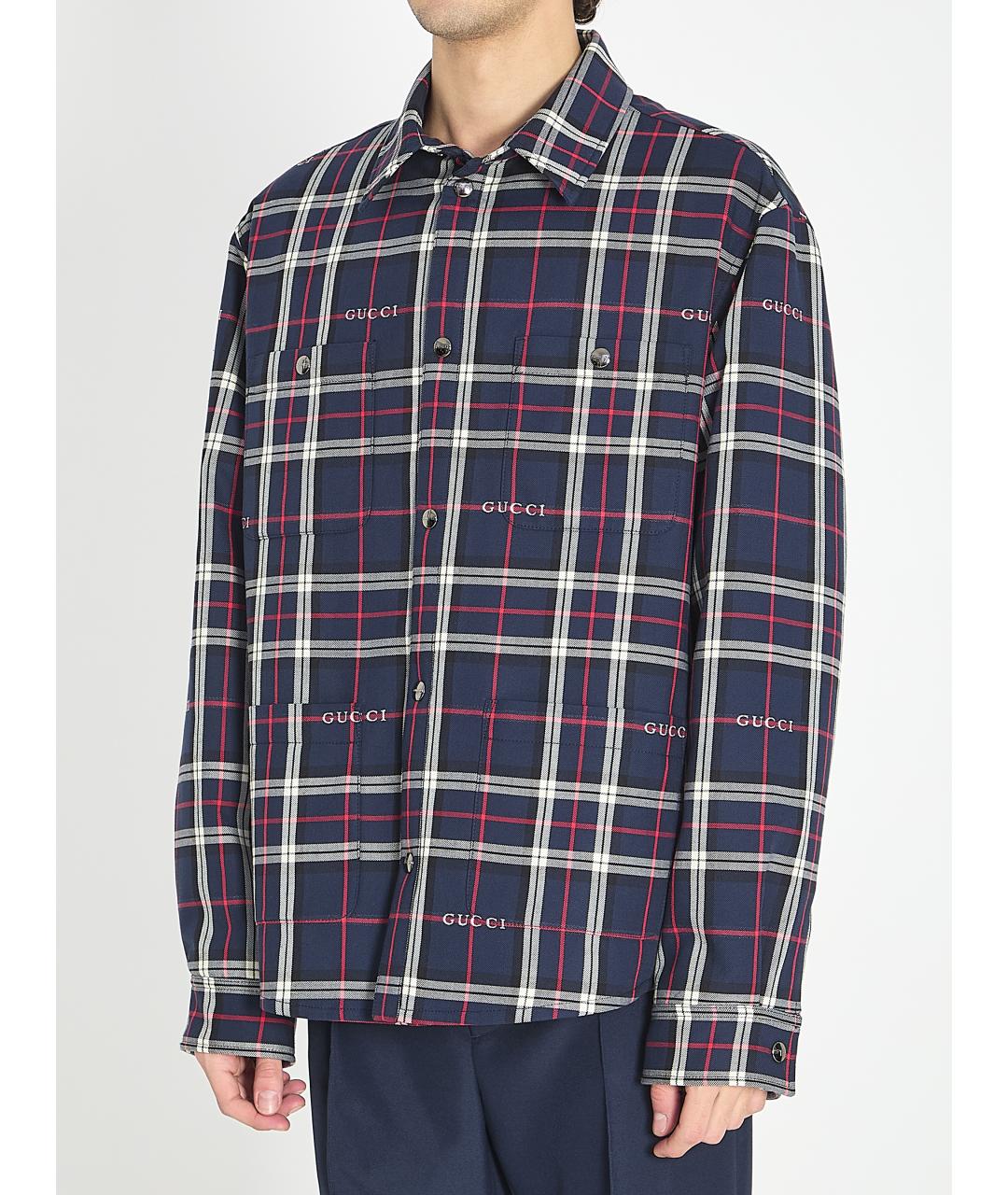 GUCCI Мульти хлопковая кэжуал рубашка, фото 2