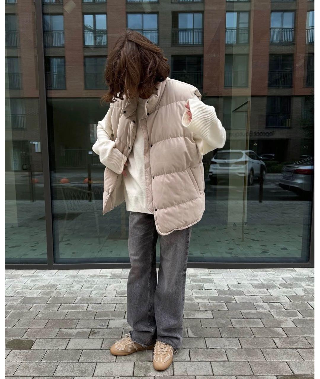 MM6 MAISON MARGIELA Бежевые замшевые кеды, фото 7