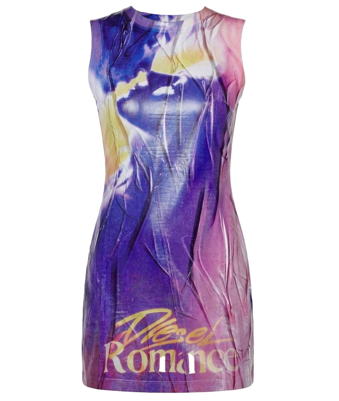 DIESEL Мульти полиэстеровое платье, фото 1