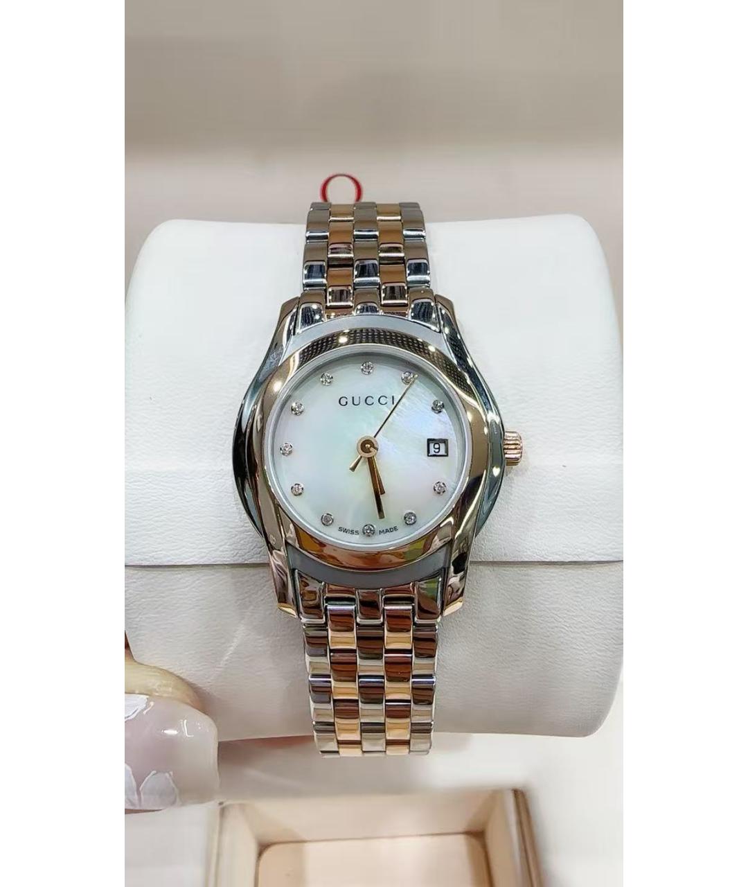 GUCCI Золотые часы, фото 2