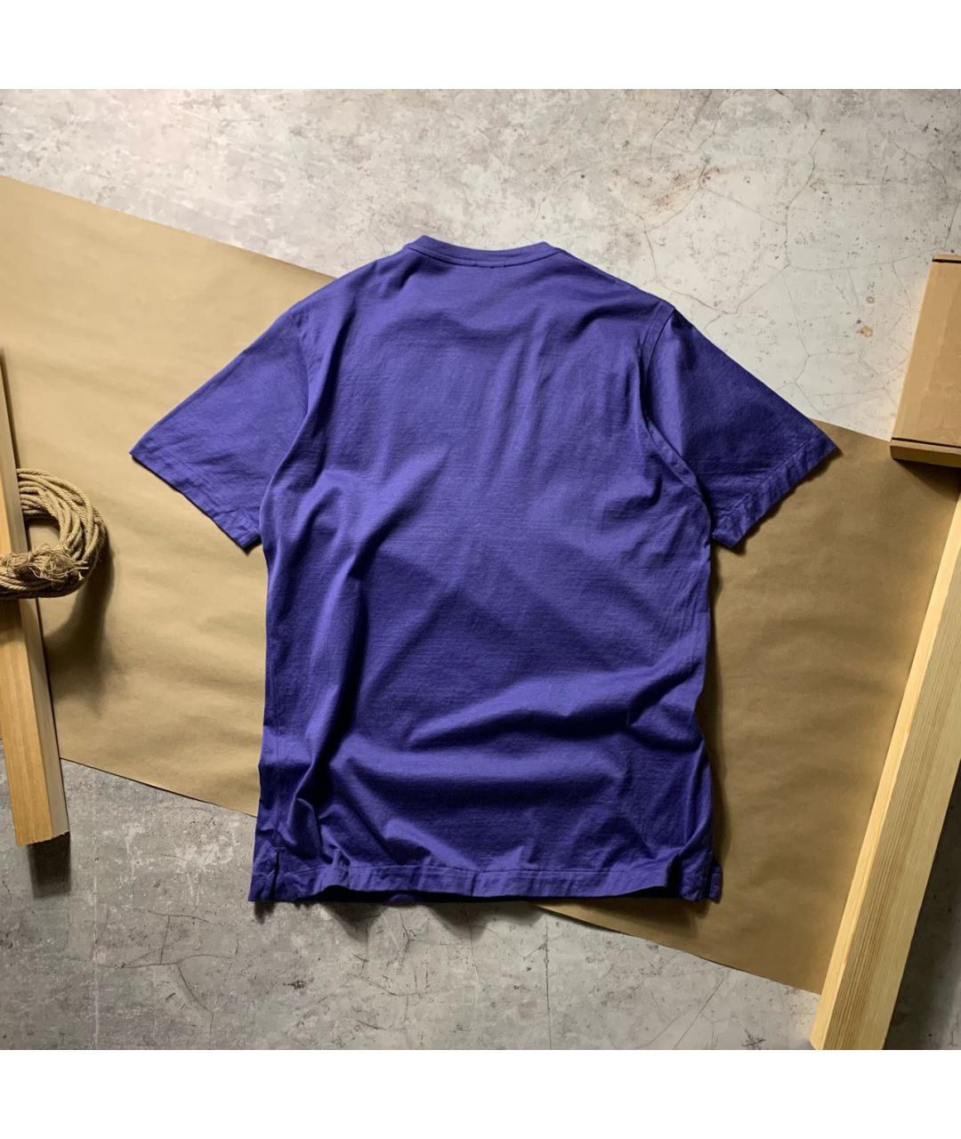 BRIONI Фиолетовая хлопковая футболка, фото 2